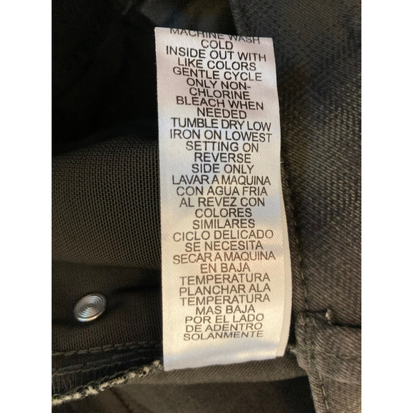 Wit & Wisdom Ab-Solution High Rise Ankle Skimmer Jeans Size 10 Olive Plaid NWT - Picture 7 of 7